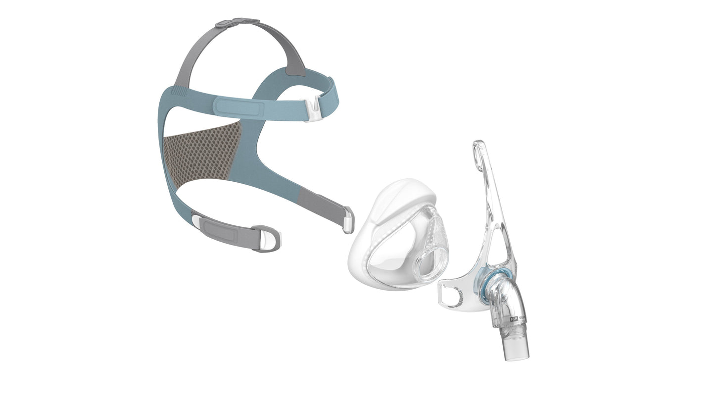 Fisher and Paykel Vitera Full Face CPAP Mask & Headgear (Cushion Seal Sizes: Small, Medium and Large)